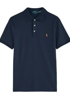 Slim Pima cotton polo shirt