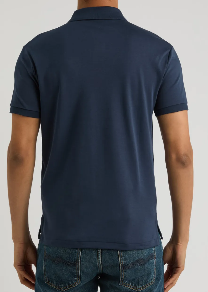 Slim Pima cotton polo shirt