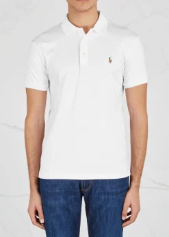 Slim Pima cotton polo shirt