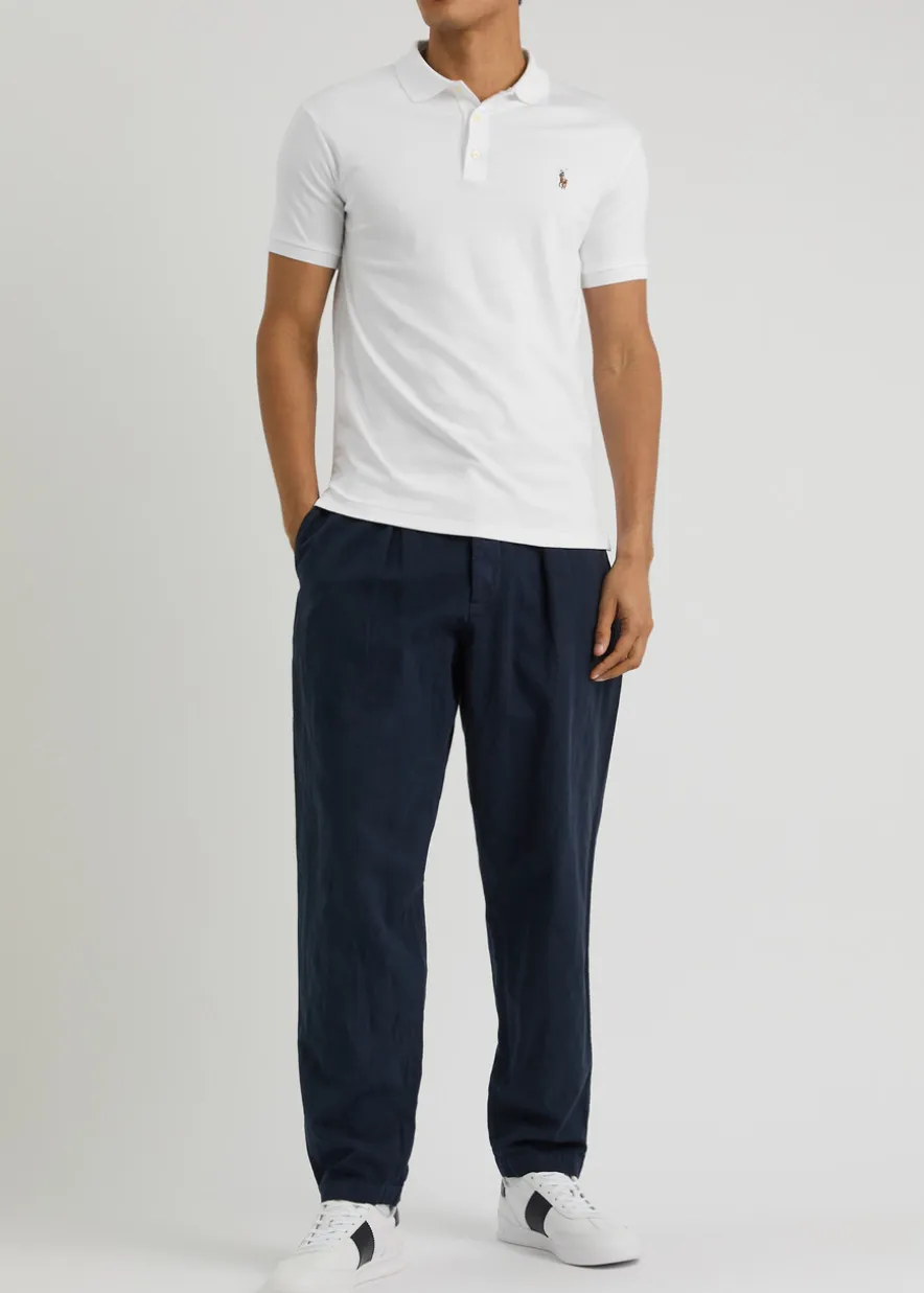 Slim Pima cotton polo shirt