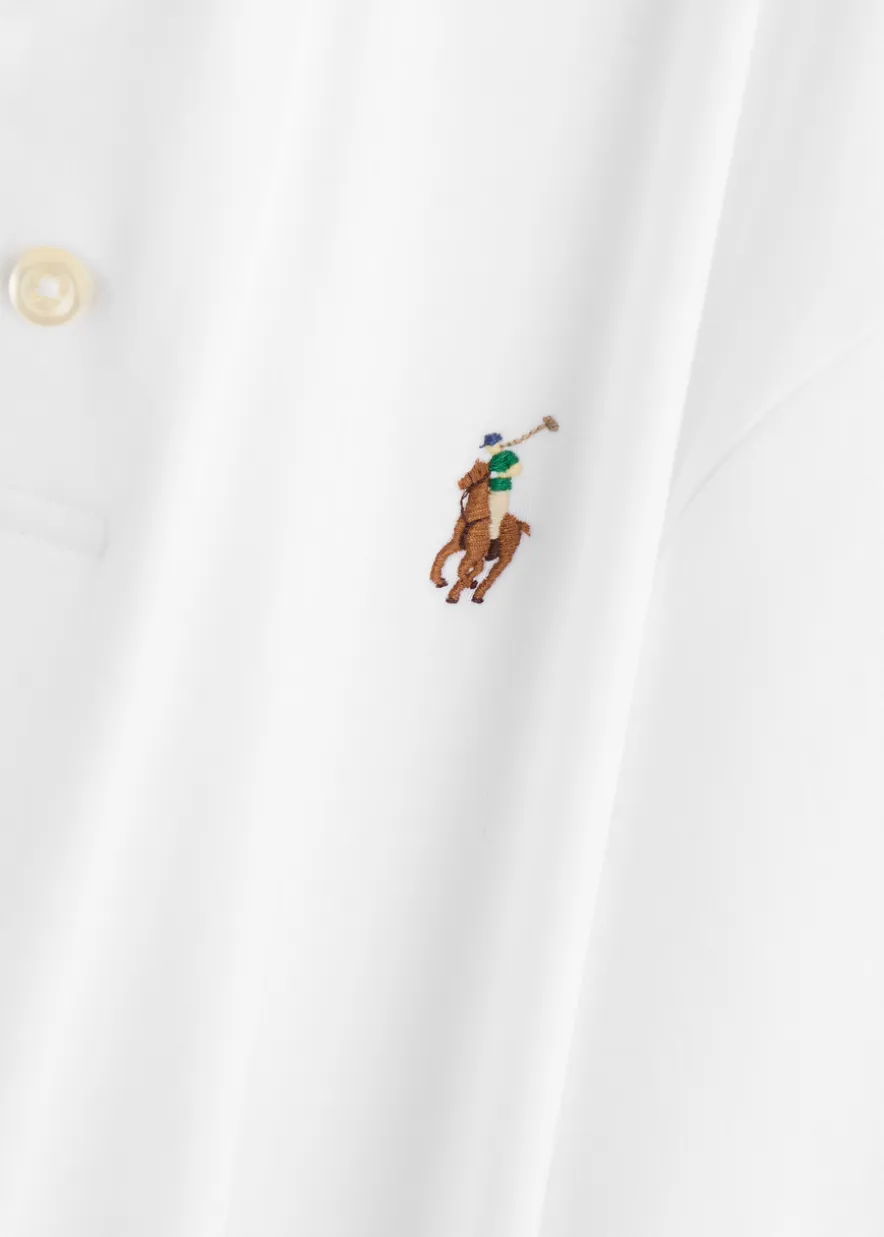 Slim Pima cotton polo shirt