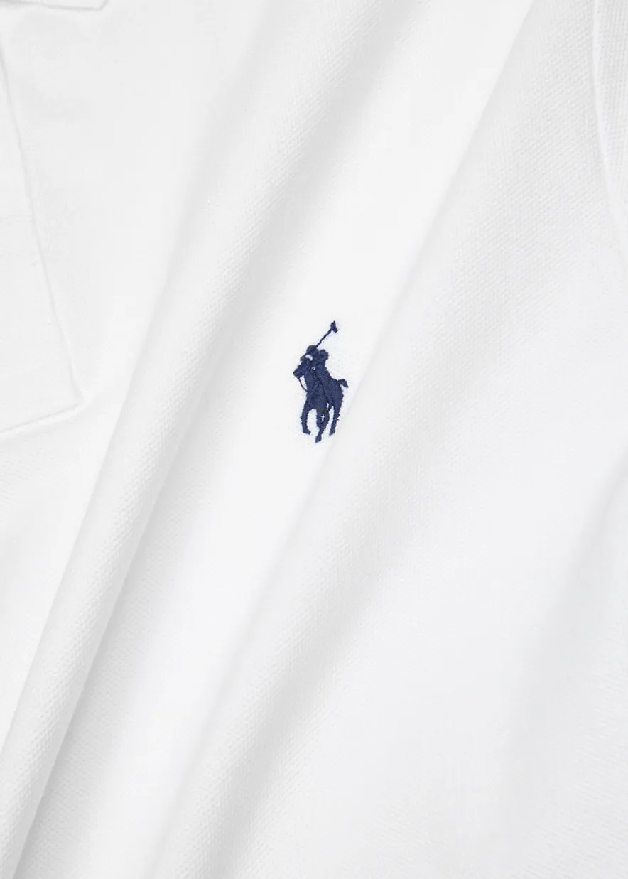 Slim piqué-cotton polo shirt