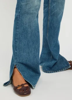 Slim straight-leg jeans