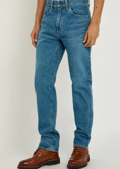Slim straight-leg jeans