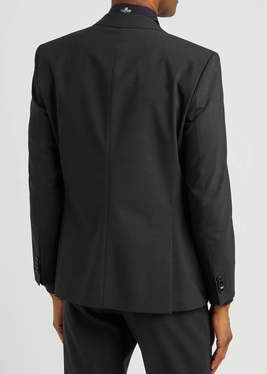 Slim stretch-wool blazer