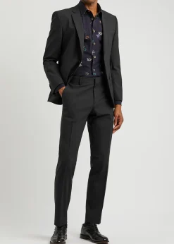 Slim stretch-wool blazer