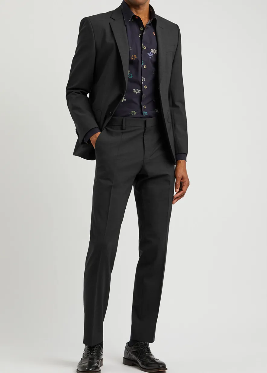 Slim stretch-wool blazer