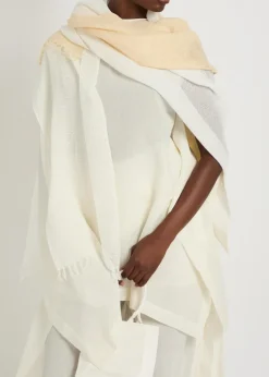 Slits cotton stole