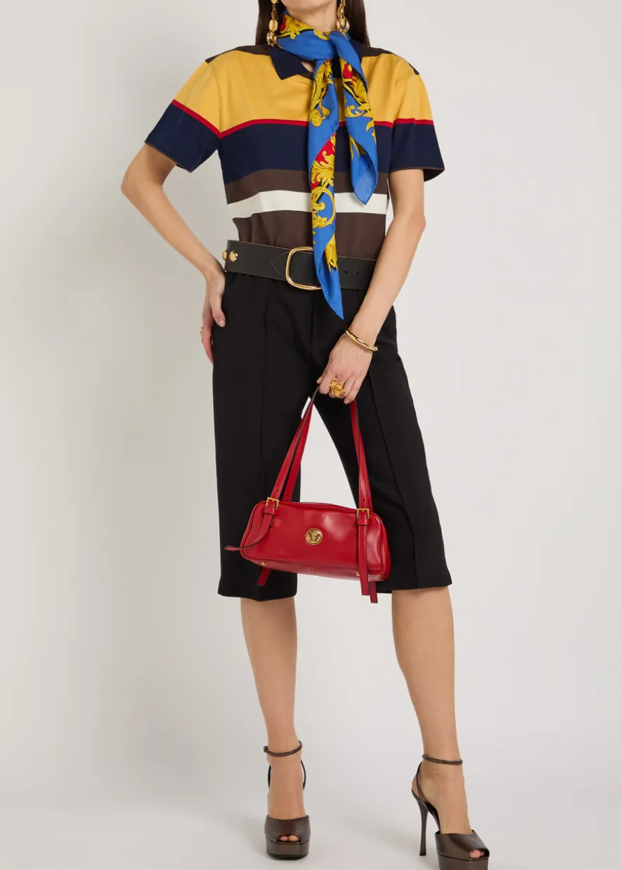 Small leather shoulder bag