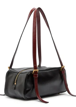 Small leather shoulder bag