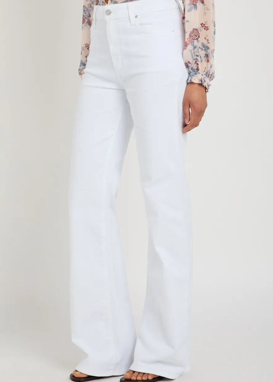 Sofia flared-leg jeans