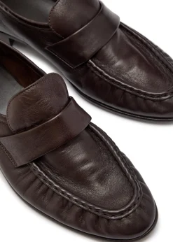 Soft leather loafers