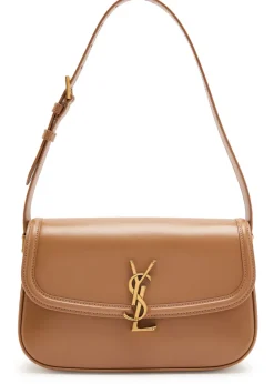 Solferino leather shoulder bag