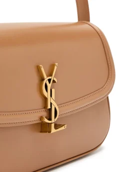 Solferino leather shoulder bag
