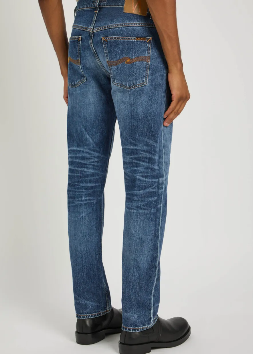 Solid Ollie slim straight-leg jeans