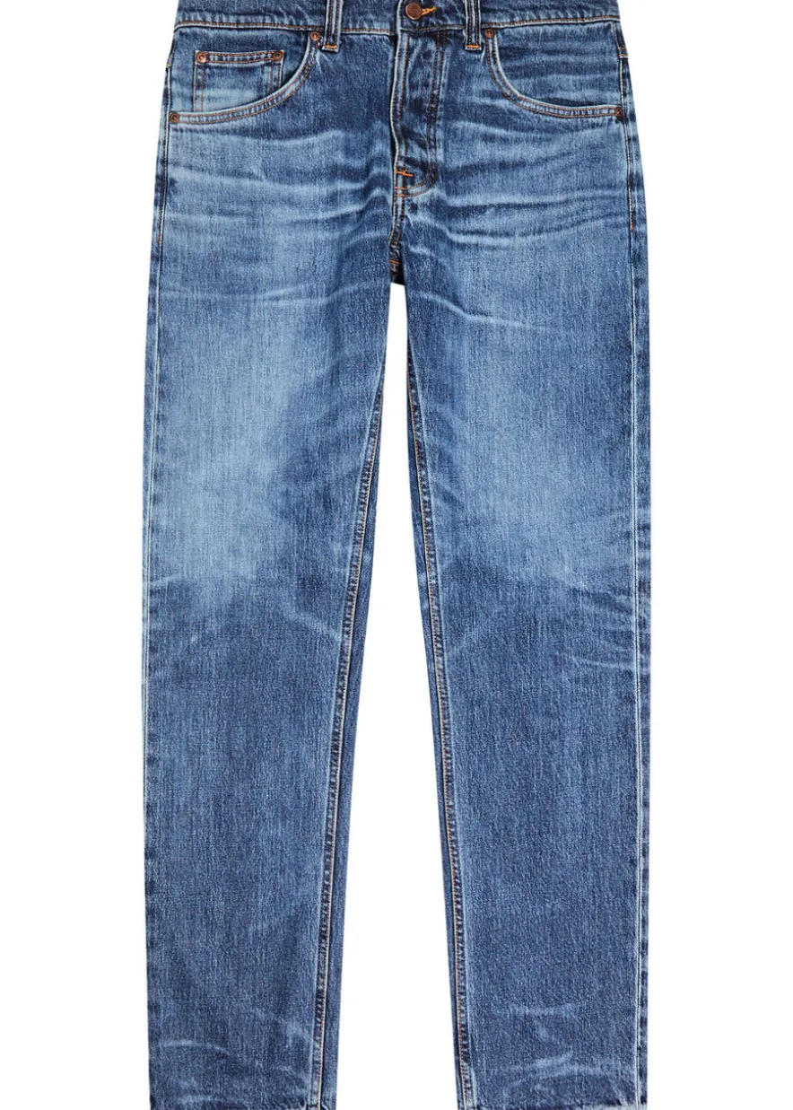 Solid Ollie slim straight-leg jeans