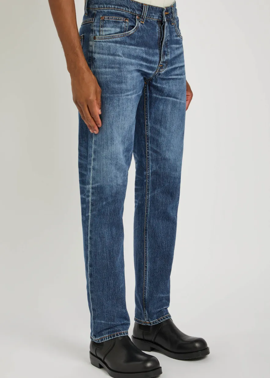 Solid Ollie slim straight-leg jeans