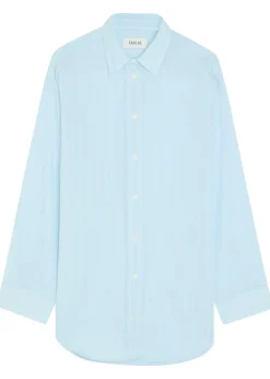 Sona striped cotton-blend shirt