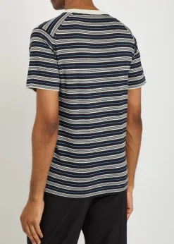 Song striped fine-knit wool-blend T-shirt
