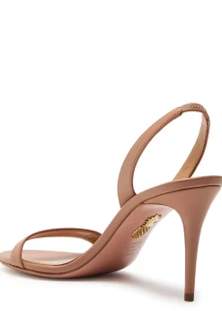 So Nude 85 leather slingback sandals