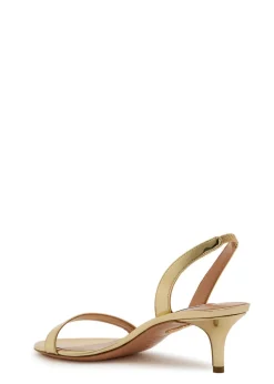 So Nude 50 metallic leather sandals