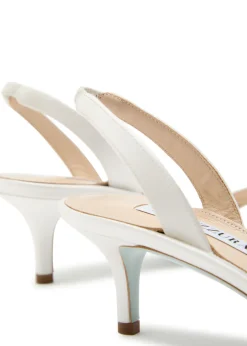 So Nude 50 satin slingback sandals