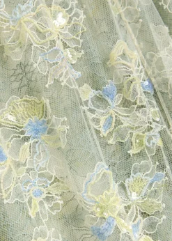 Sophia embellished stretch-lace maxi dress
