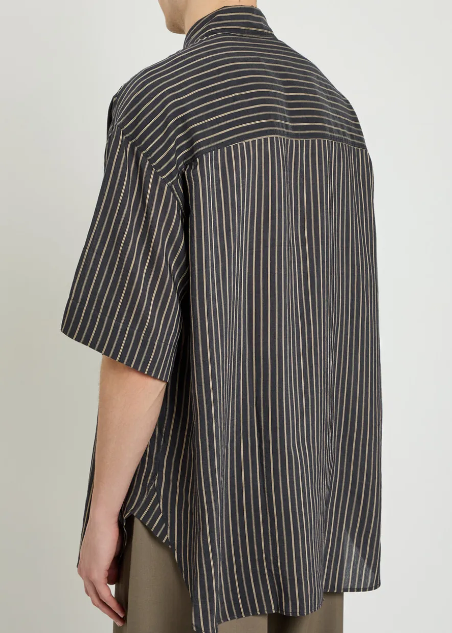 Sorono striped woven shirt