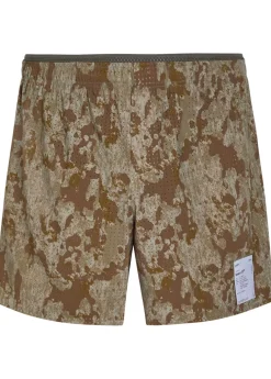 Space-O™ 5 perforated stretch-jersey shorts