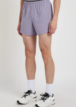 Space-O™ 5 perforated stretch-jersey shorts