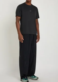 Space-O perforated stretch-nylon trousers