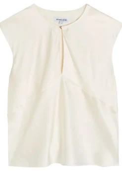 Sparrow silk-blend top