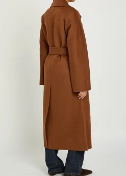 Spencer belted wool and cashmere-blend trench coat