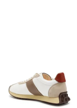 Sportivo Active 26L panelled satin-twill sneakers