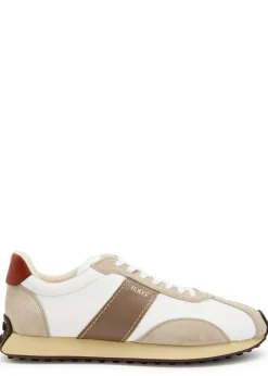 Sportivo Active 26L panelled satin-twill sneakers