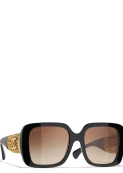 Square-frame sunglasses