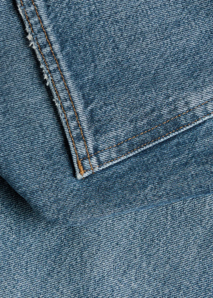 90s straight-leg jeans
