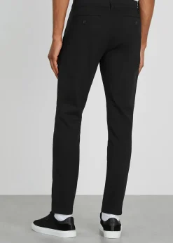 Stafford slim-leg jersey trousers