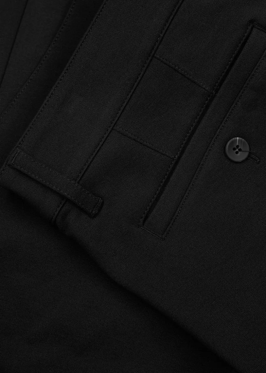 Stafford slim-leg jersey trousers