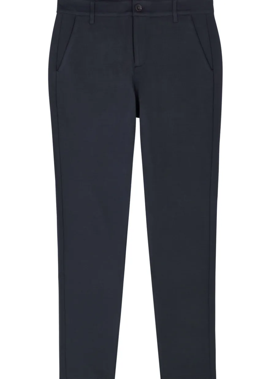Stafford slim-leg jersey trousers