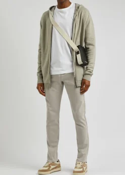 Stafford slim-leg stretch-jersey trousers