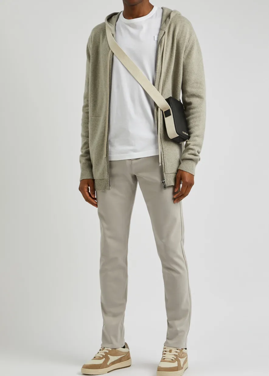 Stafford slim-leg stretch-jersey trousers