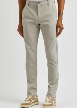 Stafford slim-leg stretch-jersey trousers