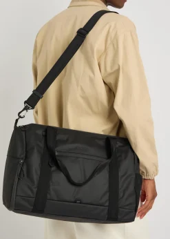 Stenson logo coated faux leather holdall