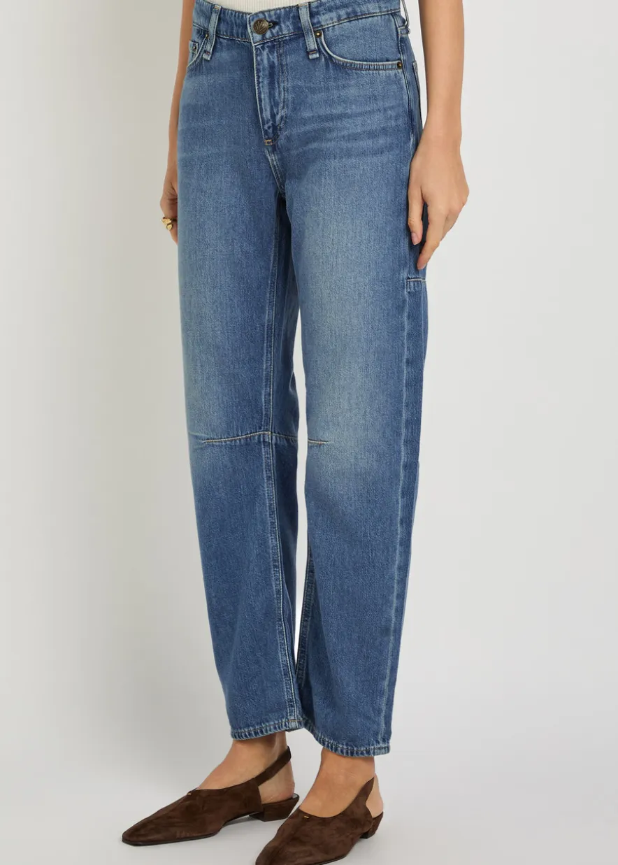 Stevie tapered-leg denim jeans