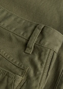 Stevie utility tapered-leg cotton trousers