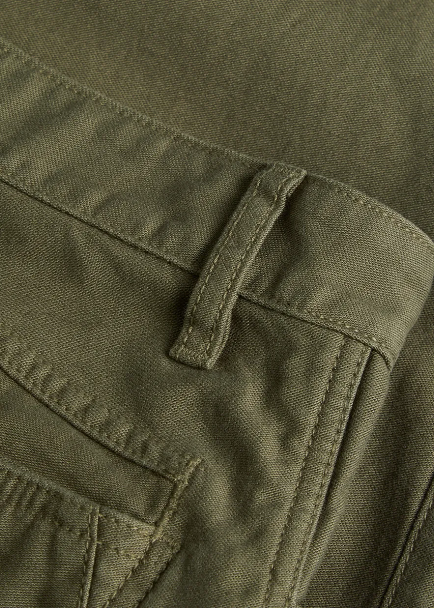 Stevie utility tapered-leg cotton trousers