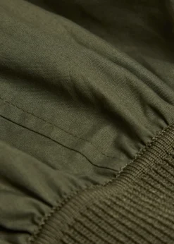 Stiles cotton-poplin cropped shirt