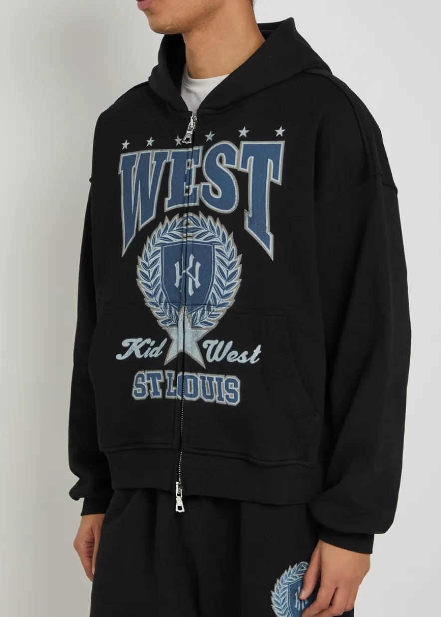 St Louis hooded cotton sweatshirt
