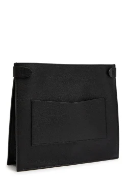 Stowaway grained leather cross-body bag
